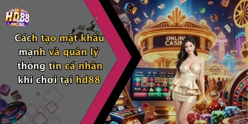 Cách tạo mật khẩu mạnh và quản lý thông tin cá nhân khi chơi tại hd88