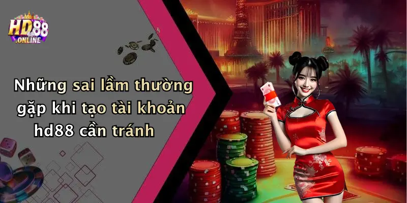 Những sai lầm thường gặp khi tạo tài khoản hd88 cần tránh